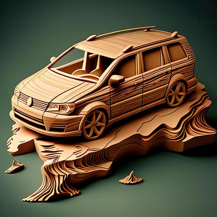 3D model Volkswagen Touran (STL)